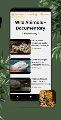 Wild Animals Documentary android App screenshot 3